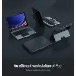 Nillkin Bumper Combo billentyűzetes tok (háttérvilágításos változat) Samsung Tab S9+ készülékhez fekete