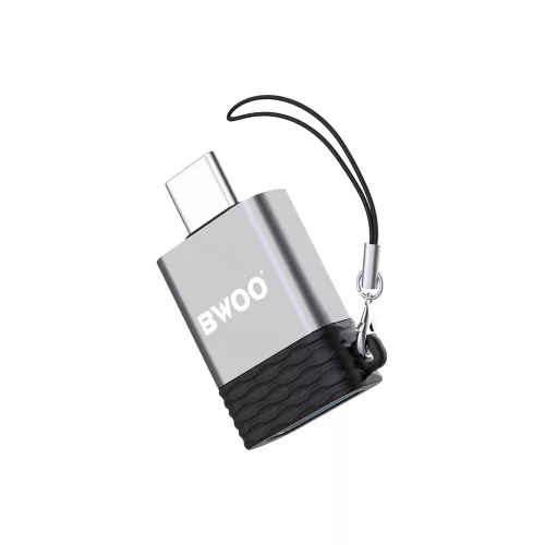 BWOO USB-USB-C OTG adapter BZ-35 szürke