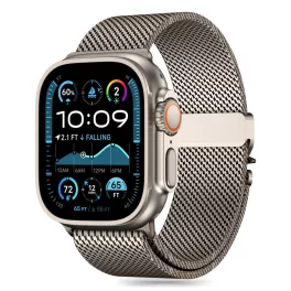   TECH-PROTECT MILANO Apple Watch 8/9/10/11/SE/ULTRA készülékhez Titanium védőtok (44/45/46/49 mm)
