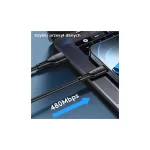 USAMS U68 USB-C 2A Gyors Töltő 1m kék SJ501USB03 (US-SJ501)