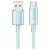USAMS Cloud Series kábel US-SJ658 6A USB-A to USB-C 1.2m kék