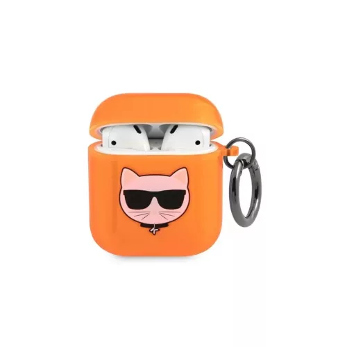 Karl Lagerfeld Apple Airpods tok narancs KLA2UCHFO