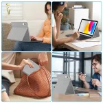TECH-PROTECT SC PEN + KEYBOARD tok iPad 10.9” 10/2022 készülékhez, iPad 11” 11/2025 készülékhez, szürke