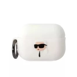   Karl Lagerfeld tok fehér KLAP2RUNIKH Airpods Pro 2 készülékhez