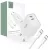 Tech-Protect Hálózati Töltő szett PD35W 2*USB-C + USB-C / USB-C Fehér
