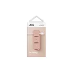 UNIQ Pod Mag mágneses kábelrendező + base halvány rózsaszín