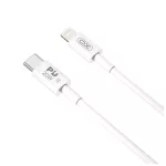 XO kábel NB-Q189B PD USB-C–Lightning 2,0 m 20W fehér