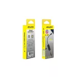 AWEI adapter CL-121 Lightning-Lightning/Jack 3.5 2w1 fekete