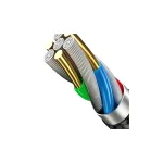 USAMS Braided U5 2A Lightning kábel 1.2m SJ220IP02 (US-SJ220) piros