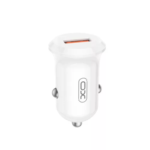 XO CC68 autós töltő USB-A 18W	fehér