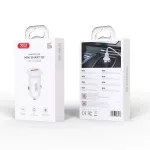 XO CC68 autós töltő USB-A 18W	fehér