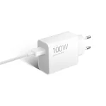 Xiaomi MDY-19-ER USB-A 100W utazótöltő és 6A USB-C adatkábel fehér