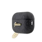 Guess 4G Script PC/PU Charm tok AirPods Pro 2 készülékhez fekete