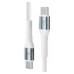 3MK Hyper Cable N-SERIES USB-C to USB-C kábel 1m 20V/3A 60W fehér