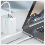 3MK Hyper Cable N-SERIES USB-C to USB-C kábel 1m 20V/3A 60W fehér