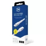 3MK Hyper Cable N-SERIES USB-C to USB-C kábel 1m 20V/3A 60W fehér