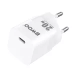 BWOO CDA155 PD fali töltő 1× USB-C port 1A 20W fehér