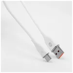 Forever USB – USB-C kábel 1,0 m 6A fehér