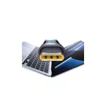 USAMS AU18 USB-C–USB-C adapter digitális kijelzővel 100W acél/alumínium SJ682TC01 (US-SJ682)