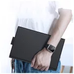 DUX DUCIS DK összecsukható tok Samsung Tab S10 Ultra/S9 Ultra/S8 Ultra készülékhez háttérvilágításos vezeték nélküli billentyűzettel fekete
