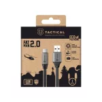Tactical Fat Man 2.0 kábel USB-A/USB-C 1m szürke