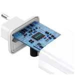 BWOO CDA182 QC 38W fali töltő 1x USB-A + 1x USB-C fehér