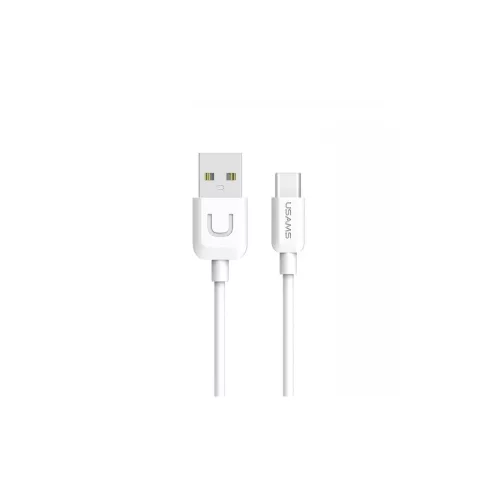 USAMS U-Turn USB-C kábel 1m 2A TCUSBXD02 (US-SJ099) fehér