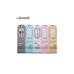 USAMS U-Turn microUSB kábel 1m 2A MICUSBXD01 (US-SJ098) fekete