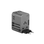 ENERGEA fali töltő 3xUSB + 2xUSB-C PD-PPS-QC 3.0 35.5W 3A2C 4-in-1 adapter US/AU/EU/UK gunmetal szürke