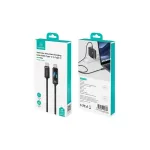 USAMS USB-C to USB-C kábel 100W, 1.2m cink ötvözet, gyors töltést támogató adatkábel Meteor Series SJ744USB0