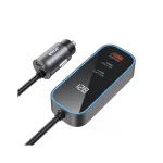 BWOO CC107 PD autós töltő 1x USB-C és USB-A port 30W fekete