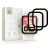 TECH-PROTECT Glass Flex+ hibrid védőüveg 2-PACK Apple Watch 4 / 5 / 6 / SE 1 / 2 / 3 (40MM) készülékhez fekete