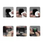 TECH-PROTECT Glass Flex+ hibrid védőüveg 2-PACK Apple Watch 4 / 5 / 6 / SE 1 / 2 / 3 (40MM) készülékhez fekete
