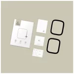 TECH-PROTECT Glass Flex+ hibrid védőüveg 2-PACK Apple Watch 4 / 5 / 6 / SE 1 / 2 / 3 (40MM) készülékhez fekete