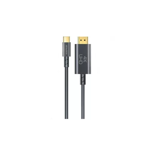 AWEI CL-212T USB-C to HDMI4K 30Hz kábel fekete