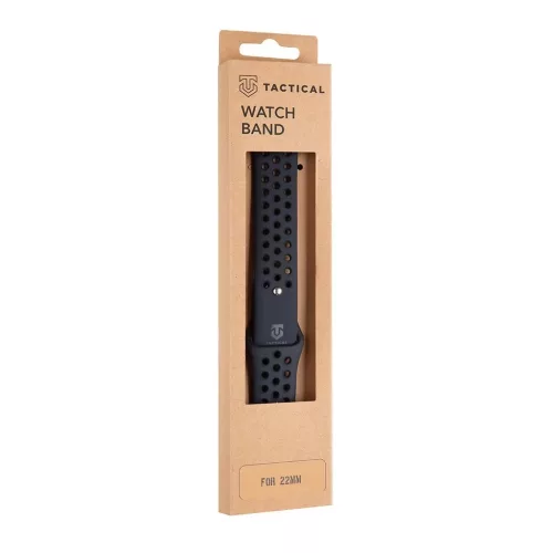 Tactical 234 Dupla szilikon szíj 22mm fekete
