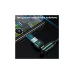 USAMS U60 2A mikroUSB fonott forgatható kábel 1m SJ478USB01 (US-SJ478) fekete