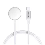 TECH-PROTECT MC02 ULTRABOOST mágneses töltő TYPE-C kábel 100CM Apple Watch készülékhez fehér