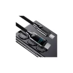 USAMS USB-C to USB-C kábel 100W 1.2m Digital Display cink ötvözet – gyors töltésű adatkábel HX Seri