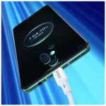 BWOO USB-C–USB-C kábel 1 m, 60 W, ABS+TPE, X282 C–C, fehér
