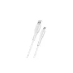 USAMS kábel U38 microUSB 4A Fast Charge OPPO készülékhez 1m SJ375USB02 fehér (US-SJ375)