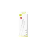 USAMS kábel U38 microUSB 4A Fast Charge OPPO készülékhez 1m SJ375USB02 fehér (US-SJ375)