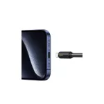 USAMS USB-C/Lightning-kábel 1m SJ73530W YU Series SJ735USB01 (US-SJ735) fekete