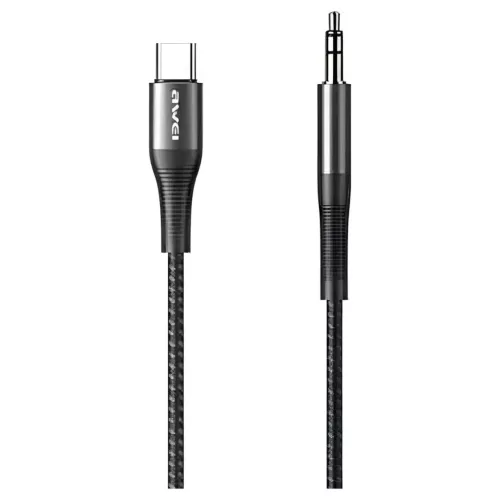AWEI Adapter CL-116T USB-C/Jack 3.5 fekete