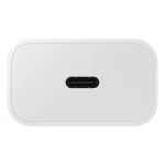 EP-T2510XWE Samsung USB-C 25W utazótöltő + USB-C adatkábel fehér