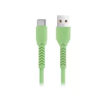 Maxlife MXUC-04 USB–USB-C kábel 1,0 m 3A zöld
