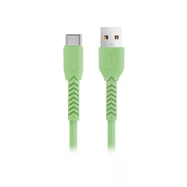 Maxlife MXUC-04 USB–USB-C kábel 1,0 m 3A zöld
