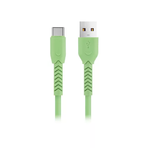 Maxlife MXUC-04 USB–USB-C kábel 1,0 m 3A zöld