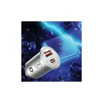 3MK HyperCar Charger 45W autós töltő 1xUSB-A + 1xUSB-C