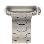TECH-PROTECT STAINLESS LINE védőtok Apple Watch 8/9/10/11/SE/ULTRA készülékhez (44/45/46/49 MM) TITANIUM